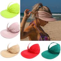Polyamide Sun Visor Cap sun protection & breathable patchwork Solid PC