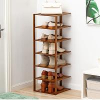 Bamboo Multilayer Shoes Rack Organizer PC