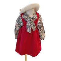 Cotton Girl Clothes Set & two piece suspender skirt & top Set
