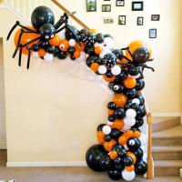 Emulsie Ballon decoratie set Solide Zwarte Instellen