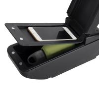 Plastic Car Storage Box corrosion proof & durable Solid black PC