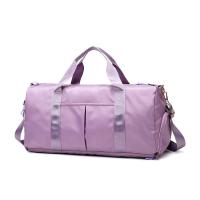 Oxford separating dry and moist Travel Duffel Bags large capacity & attached with hanging strap & waterproof Solid PC