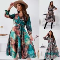 Polyester One-piece Dress printed PC