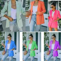 Polyester Slim Women Suit Coat & breathable patchwork Solid PC