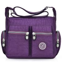Nylon Crossbody Bag soft surface & attached with hanging strap PC