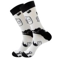 Baumwolle Unisex Knöchel Socken, Jacquard, Cartoon, mehr Farben zur Auswahl, 5Pc/Tasche,  Tasche