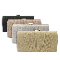 Polyester Pleat Clutch Bag soft surface PC
