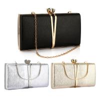 Polyester Evening Party Clutch Bag with chain PC