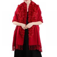 Wool Scarf and Shawl thermal & breathable Rabbit Fur PC