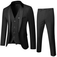 Fibre d’acétate Costume hommes Gilet & Pantalon & Manteau Solide plus de couleurs pour le choix Ensemble