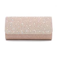 PVC & Polyester Box Bag & Evening Party Clutch Bag with rhinestone PC