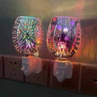 Glass & Plastic Creative Fragrance Lamps different power plug style for choose Set