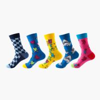 Cotton Unisex Knee Socks breathable jacquard : Lot