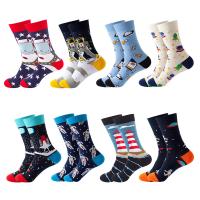 Cotton Unisex Knee Socks breathable jacquard : Lot
