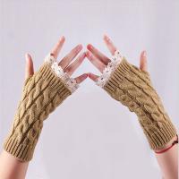 De lana & Acrílico Medio guante de dedo, jacquard, más colores para elegir, :, 5Pares/Mucho,  Mucho
