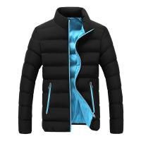 Polyester Plus Size Men Parkas thicken Solid PC