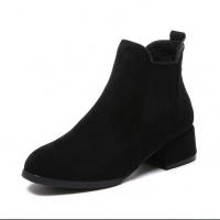 Synthetic Leather chunky Women Martens Boots fleece & thermal Solid Pair