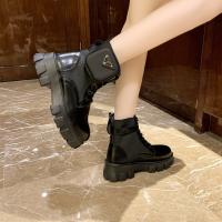 Synthetic Leather front drawstring & Platform Women Martens Boots hardwearing  PC
