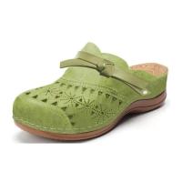 Synthetic Leather Women Sandals Solid Pair