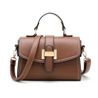 PU Leather Handbag soft surface & attached with hanging strap & waterproof Polyester Solid PC