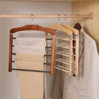 Solid Wood Multilayer Clothes Hanger PC