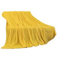 Korallen-Fleece & Polyester Decke, Solide, mehr Farben zur Auswahl,  Stück