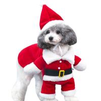 Polar Fleece Pet Dog Clothing christmas design & thermal patchwork red PC
