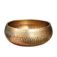 Brass Singing Bowl  handmade Solid gold PC