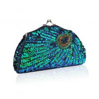 PU Leather Clutch Bag with chain Sequin Solid PC