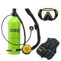 Aviation Aluminium Oxygen Cylinder, diving masks portable & different design for choice, more colors for choice,  Set