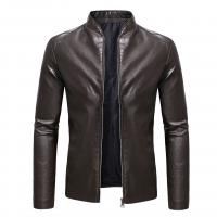 PU Leather Slim & Plus Size Men Coat PC