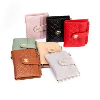 PU Leather Wallet Multi Card Organizer & soft surface & portable Argyle PC