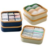 Bambú & Oxford Caja de almacenamiento de ropa interior, Sólido, más colores para elegir,  trozo