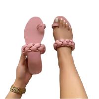 Microfiber PU Synthetic Leather Slipper Pair