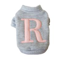Polyester Medium-sized dogs Pet Dog Clothing letter pink and grey PC