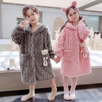 Polyester Children Robe & thermal knitted Cartoon PC
