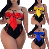 Polyester Plus Size Sexy Teddy & skinny style PC