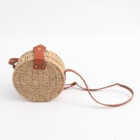 Straw Concise Woven Shoulder Bag PC