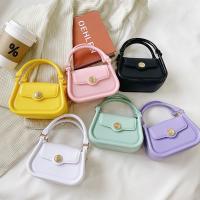 PVC Jelly Bag Handbag attached with hanging strap Solid PC