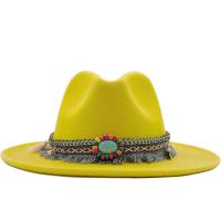 Cachemira Sombrero de Fedora, más colores para elegir,  trozo
