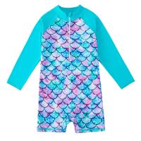 Polyester One-piece Swimsuit & sun protection printed PC