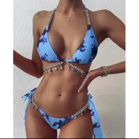 Spandex & Polyester Bikini, schlicht gefärbt, Solide, mehr Farben zur Auswahl,  Festgelegt