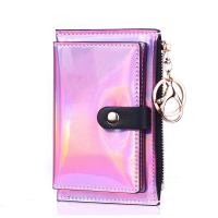 PU Leather Wallet soft surface Sequin Solid PC