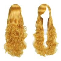 High Temperature Fiber Low Gloss & Wavy Wig Can NOT perm or dye & for women Solid Box
