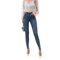 Denim High Waist Women Jeans & skinny Solid PC