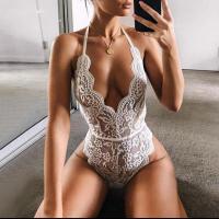Spandex Plus Size Sexy Teddy backless Lace PC