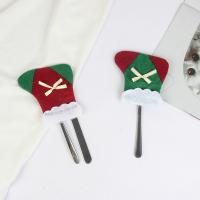 Polyester Christmas Cutlery Bag Cute & six piece handmade Set