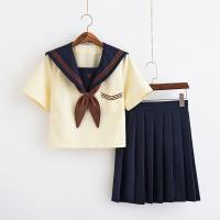Polyester Schoolgirl Costume  skirt & top Set