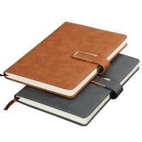 Glazed Printing Paper & Synthetic Leather Notebook  Solid PC