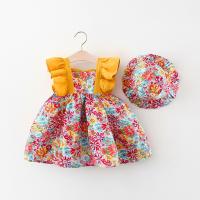Poliéster Falda de bebé, Sombrero & falda, impreso,  trozo